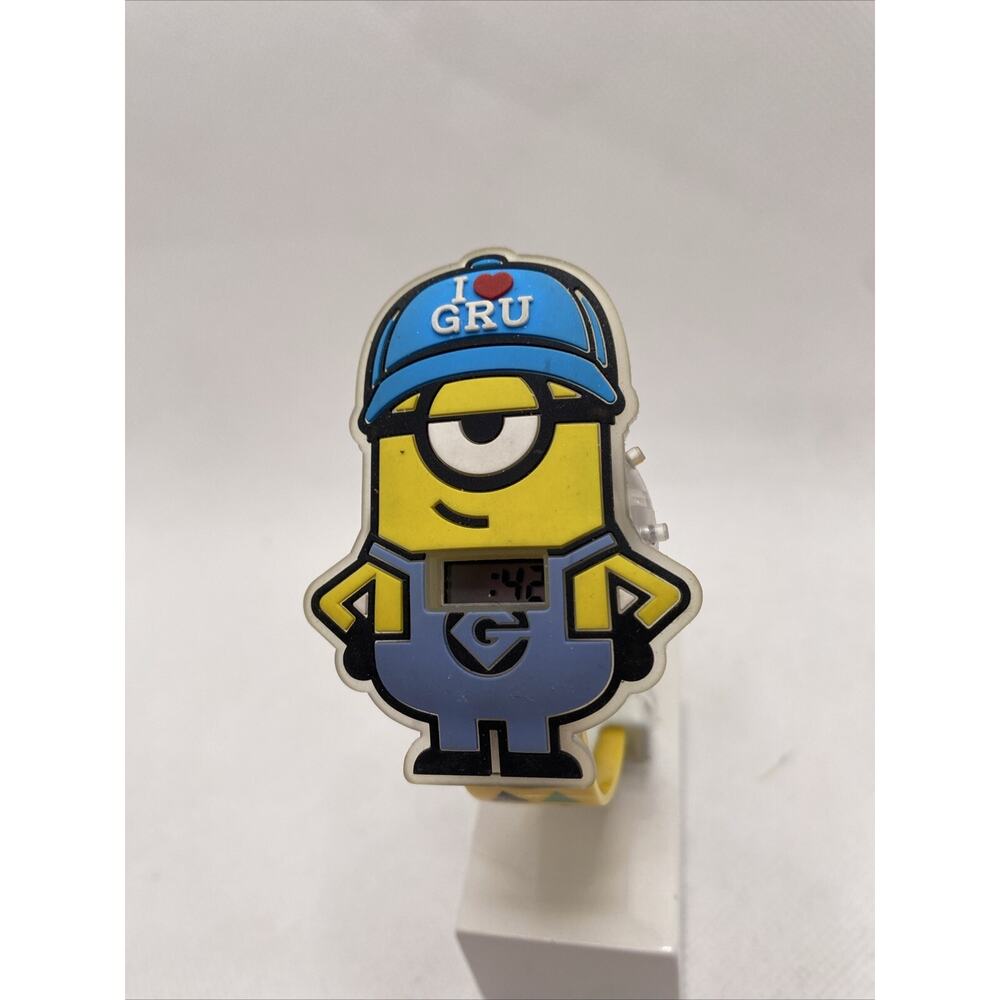 Minions Kids Despicable Me 3 LCD Watch New Battery!